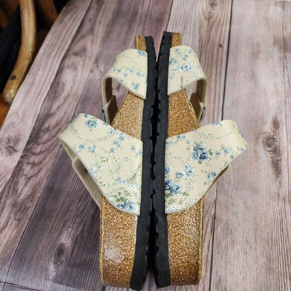 Birki's By Birkenstock Floral Slip-on Sandals Sz 5 - Picture 2 of 11